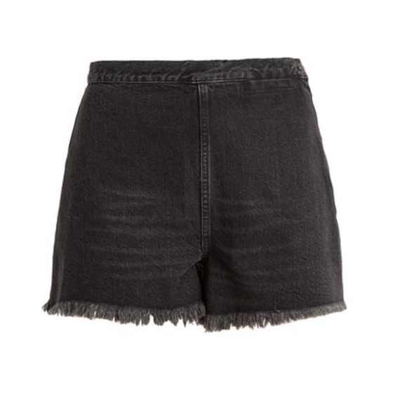 NWT Rachel Comey high-rise raw-edge denim shorts - Picture 1 of 14